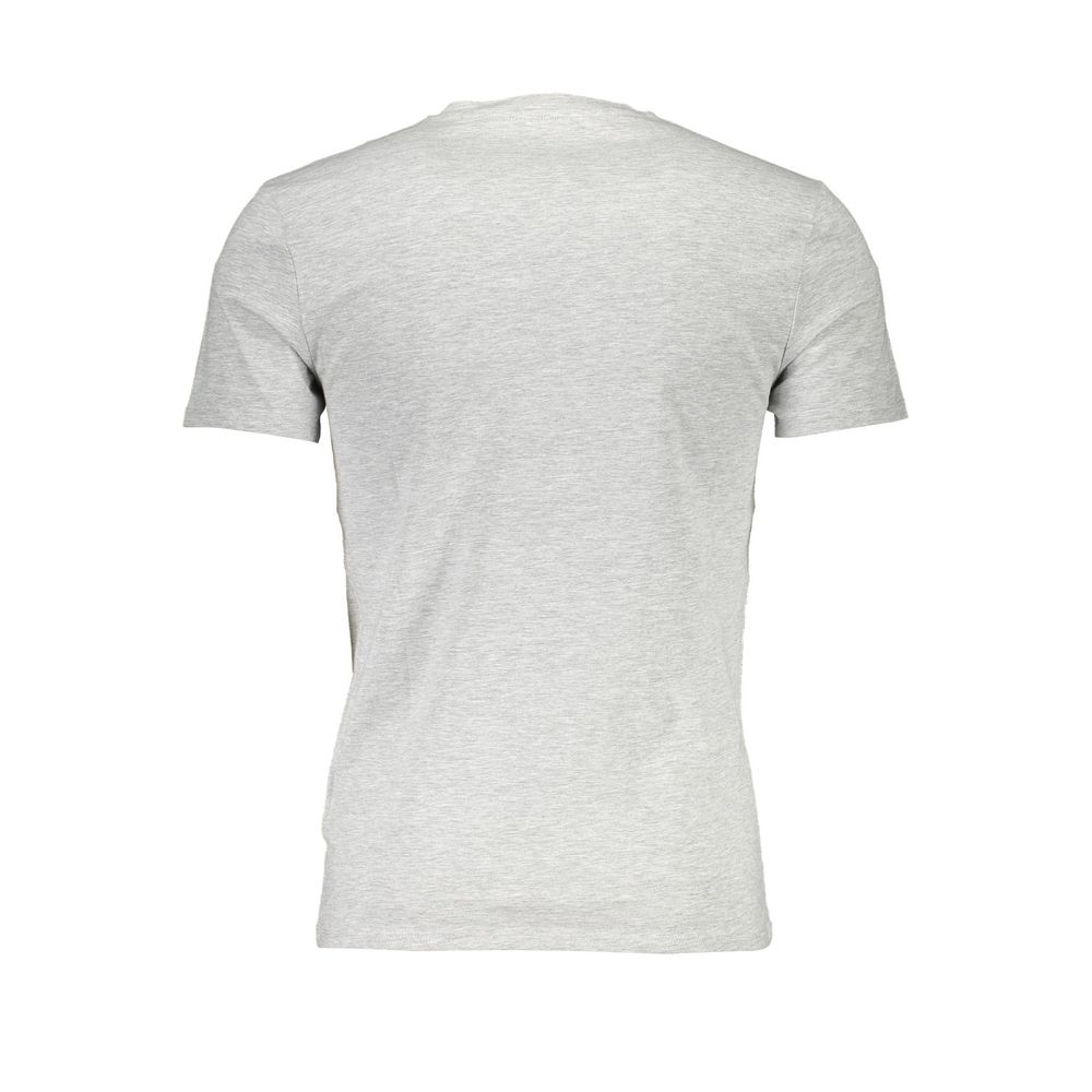 T-shirt para homem Guess Jeans cinza de algodão