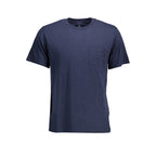 T-shirt para homem La Martina azul de algodão