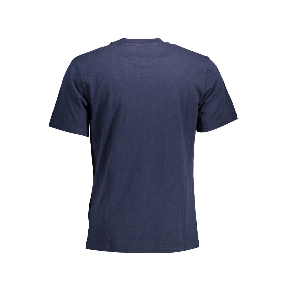 T-shirt para homem La Martina azul de algodão