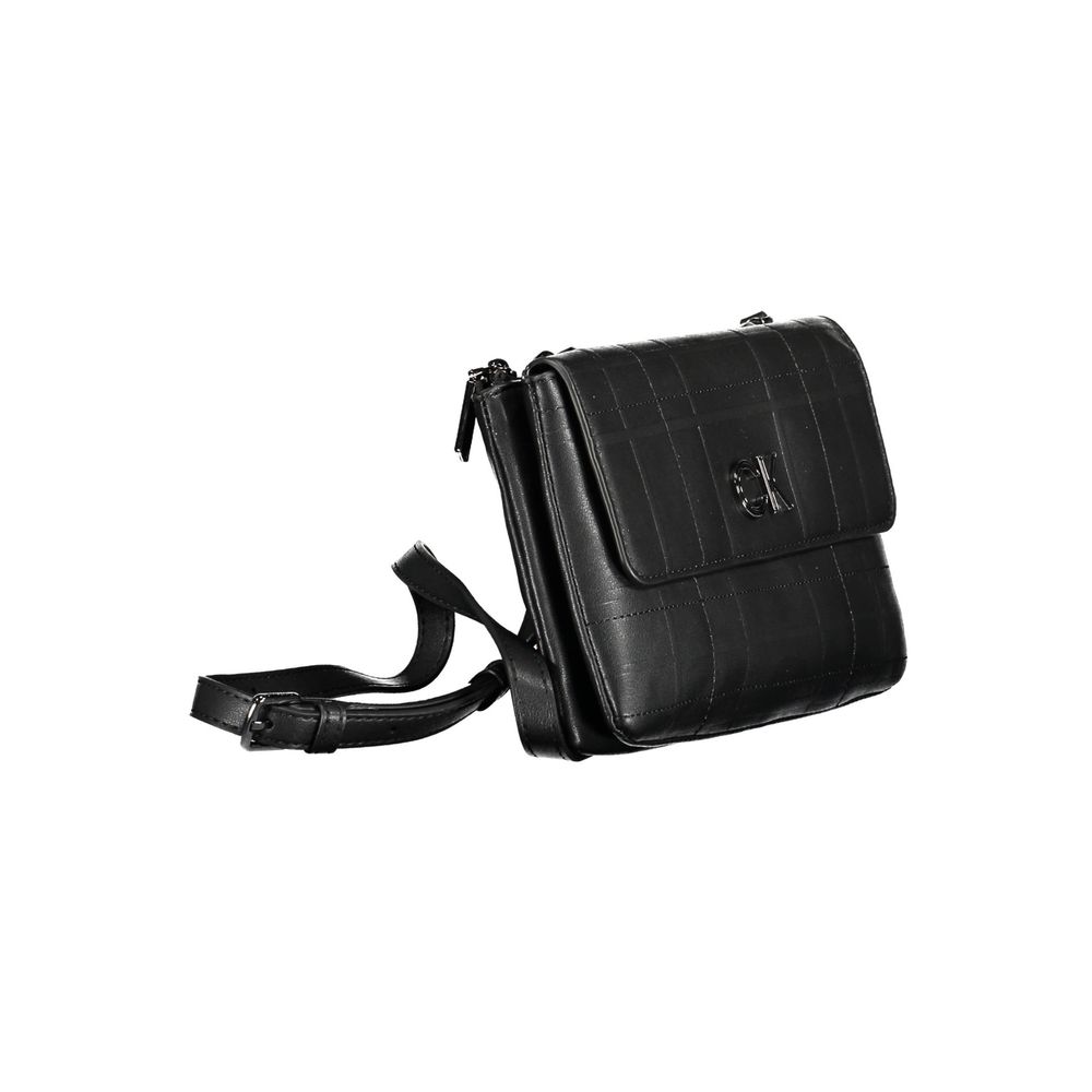 Bolsa de senhora Calvin Klein em poliéster preto