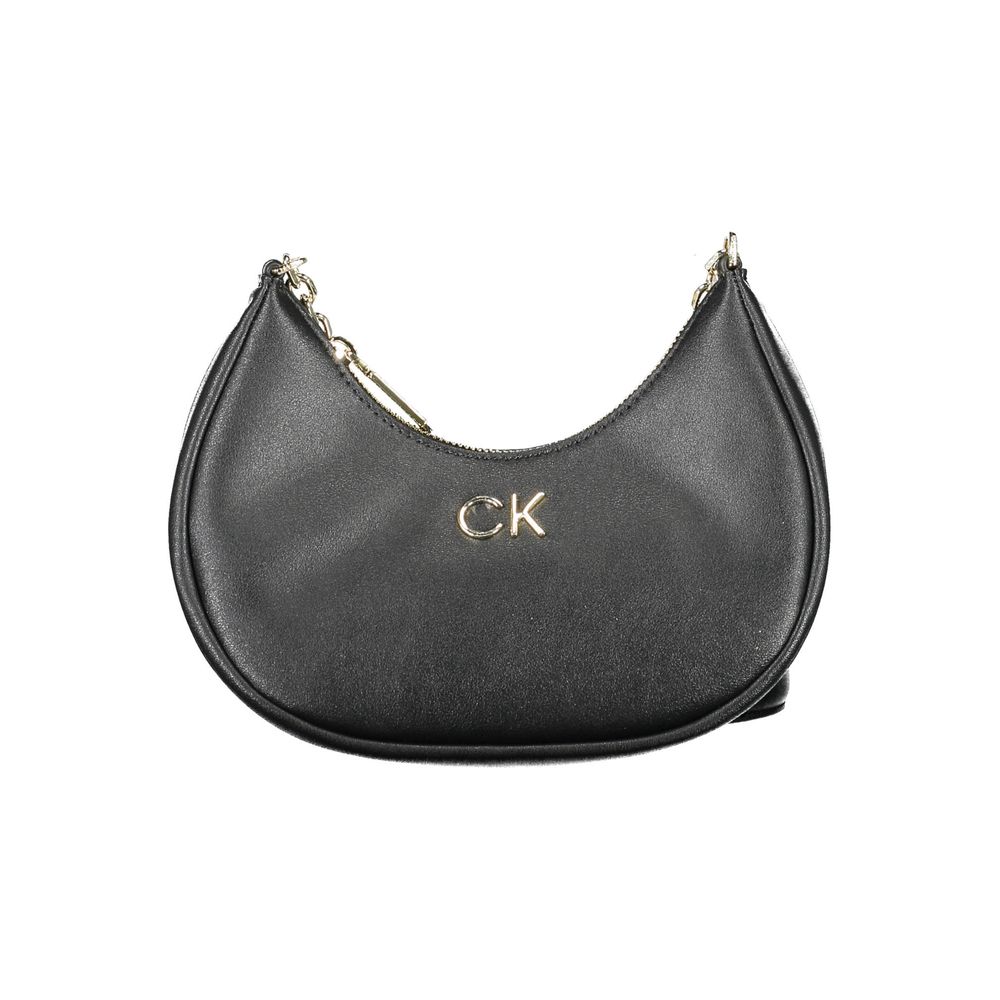 Calvin Klein Schwarze Polyester Damenhandtasche