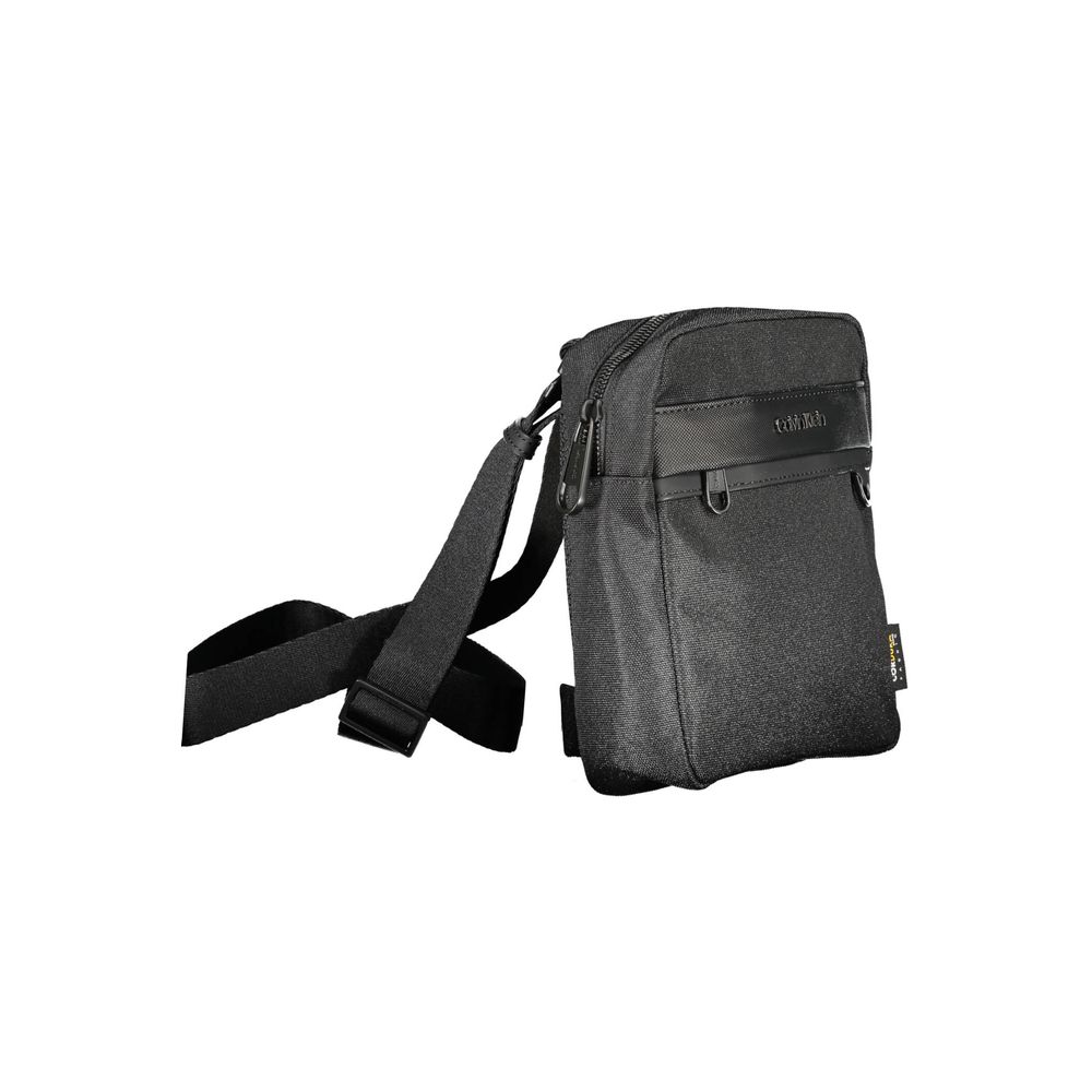 Schwarze Herren-Schultertasche von Calvin Klein aus Polyester