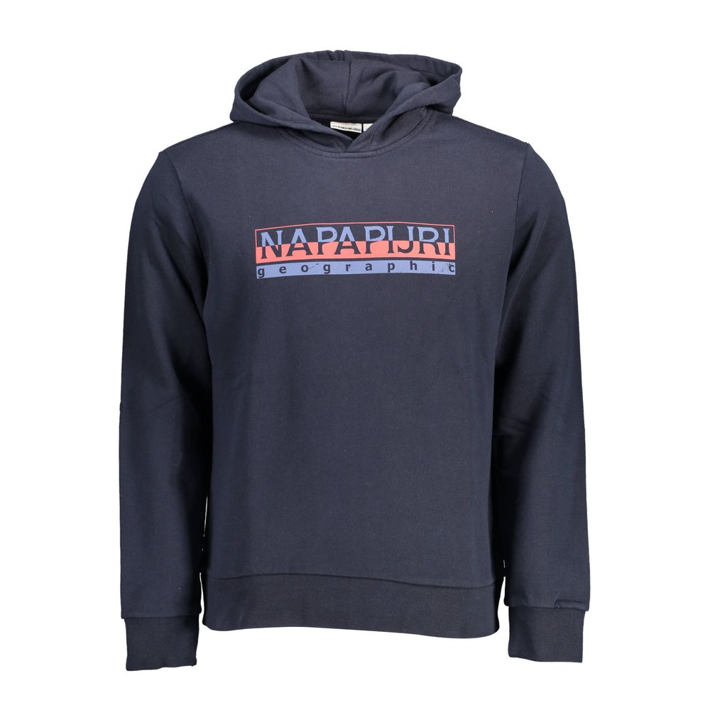 Napapijri Herrenpullover aus blauer Baumwolle