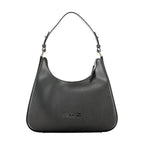 La Martina Black Leather Women Handbag