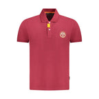 Napapijri Red Cotton Men Polo Shirt