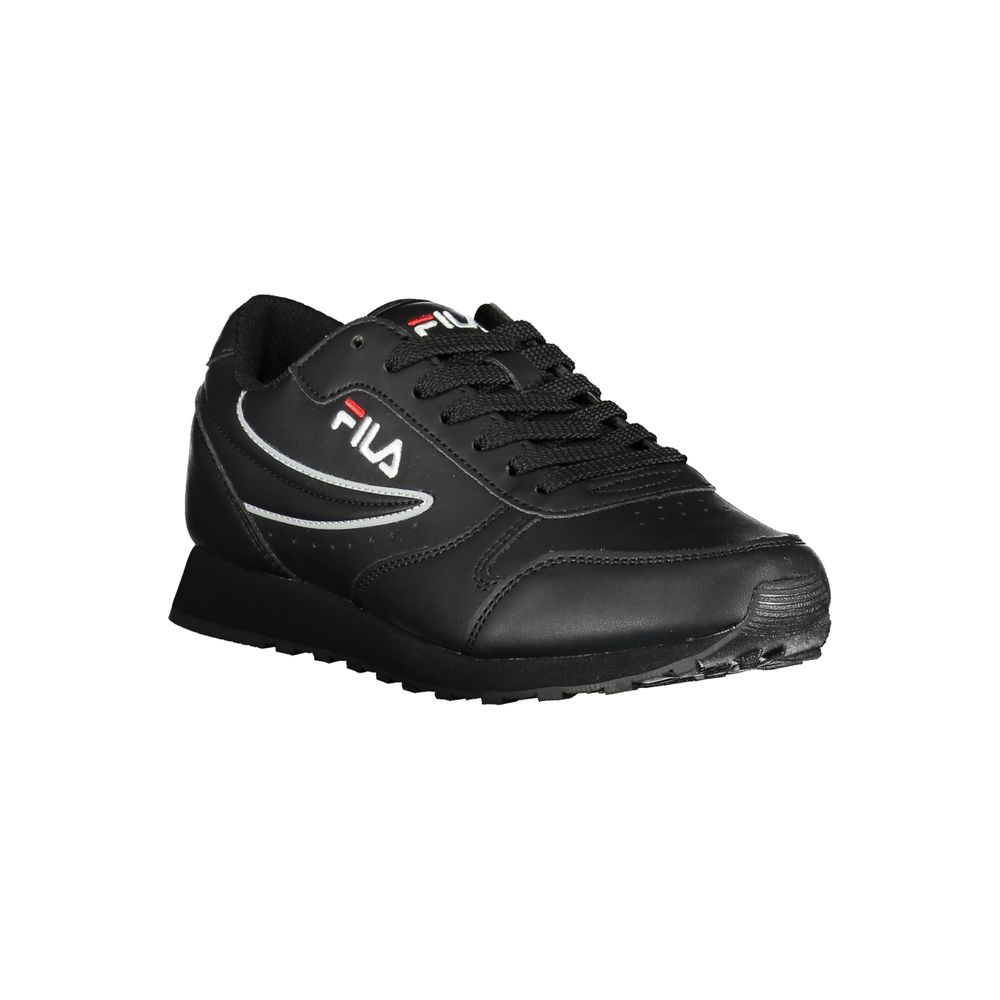 Ténis desportivos Fila Sleek preto com cadarço