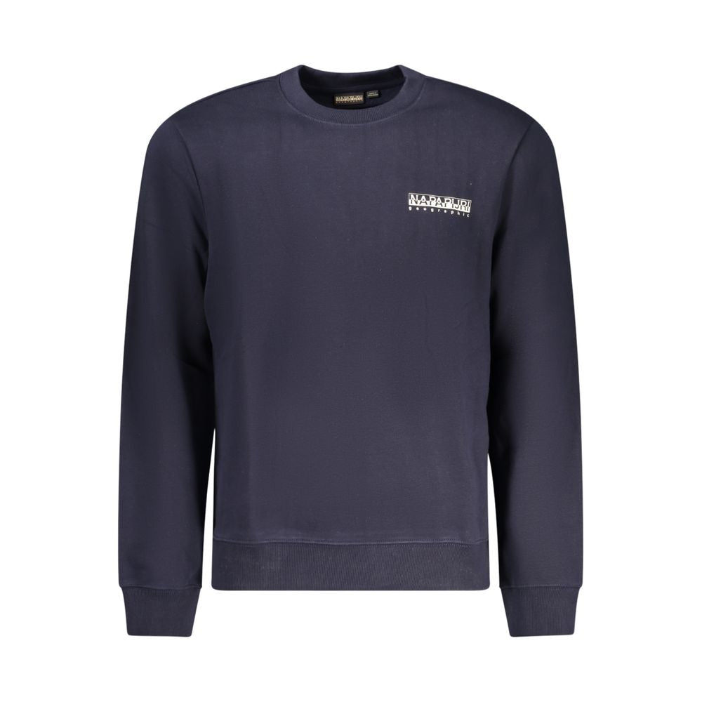 Napapijri Herrenpullover aus blauer Baumwolle