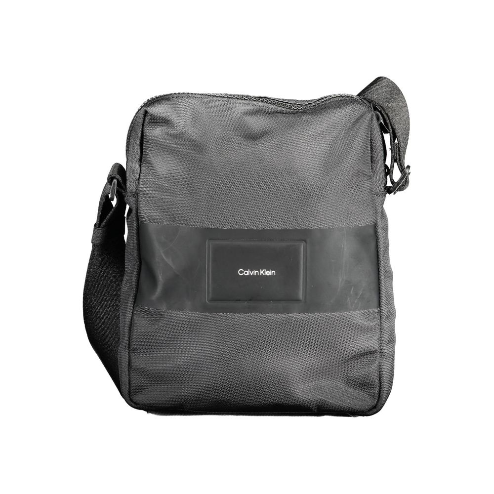Schwarze Herren-Schultertasche von Calvin Klein aus Polyester