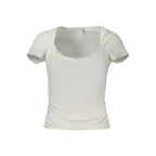 Guess Jeans White Spandex Women T-Shirt