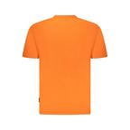 Napapijri Orange Cotton Men T-Shirt