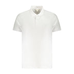 Calvin Klein White Cotton Men Polo Shirt