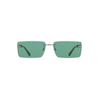 Calvin Klein Green Metal Women Sunglass