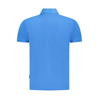 Napapijri Blue Cotton Men Polo Shirt
