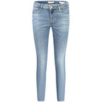 Guess Jeans Blue Recycled Cotton Women Jeans