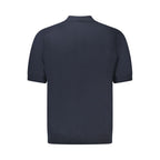 Hugo Boss Blue Cotton Sweater
