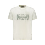 Napapijri White Cotton Men T-Shirt