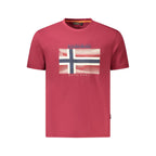 Napapijri Red Cotton Men T-Shirt