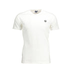 Sergio Tacchini White Cotton Men T-Shirt