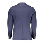 Gant Blue Cotton Men Jacket