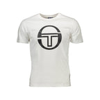 Sergio Tacchini White Cotton Men T-Shirt