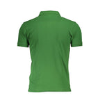 Polo La Martina elegante verde-limão com detalhes contrastantes