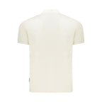 Napapijri White Cotton Men Polo Shirt