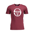 Sergio Tacchini Purple Cotton Men T-Shirt
