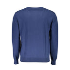 La Martina Herrenpullover aus blauer Baumwolle