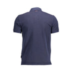 Napapijri Blue Cotton Men Polo Shirt