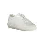 Ténis feminino Tommy Hilfiger de couro branco
