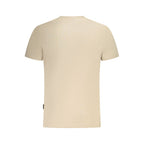 Napapijri Beige Cotton Men T-Shirt