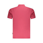 Napapijri Red Cotton Men Polo Shirt