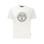 Napapijri White Cotton Men T-Shirt