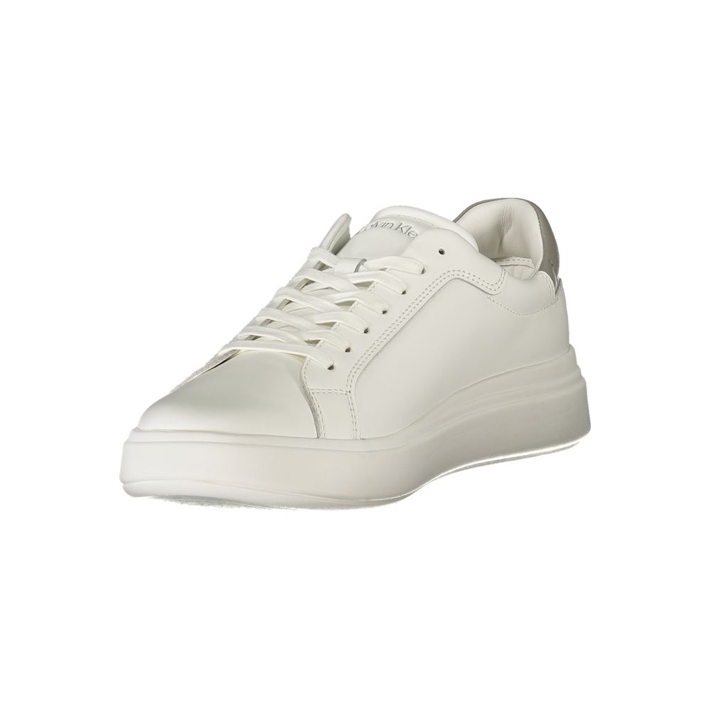 Calvin Klein White Polyester Sneaker