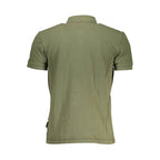 Napapijri Green Cotton Men Polo Shirt