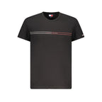 Tommy Hilfiger Black Cotton Men T-Shirt