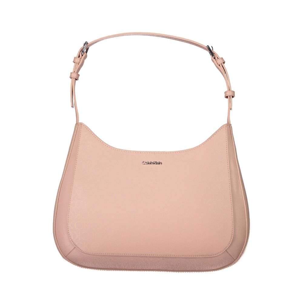 Bolsa Calvin Klein rosa em poliéster