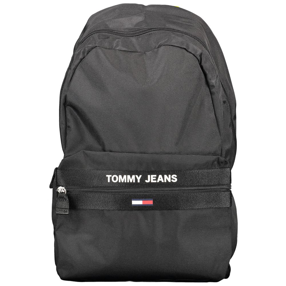Tommy Hilfiger Black Polyester Backpack