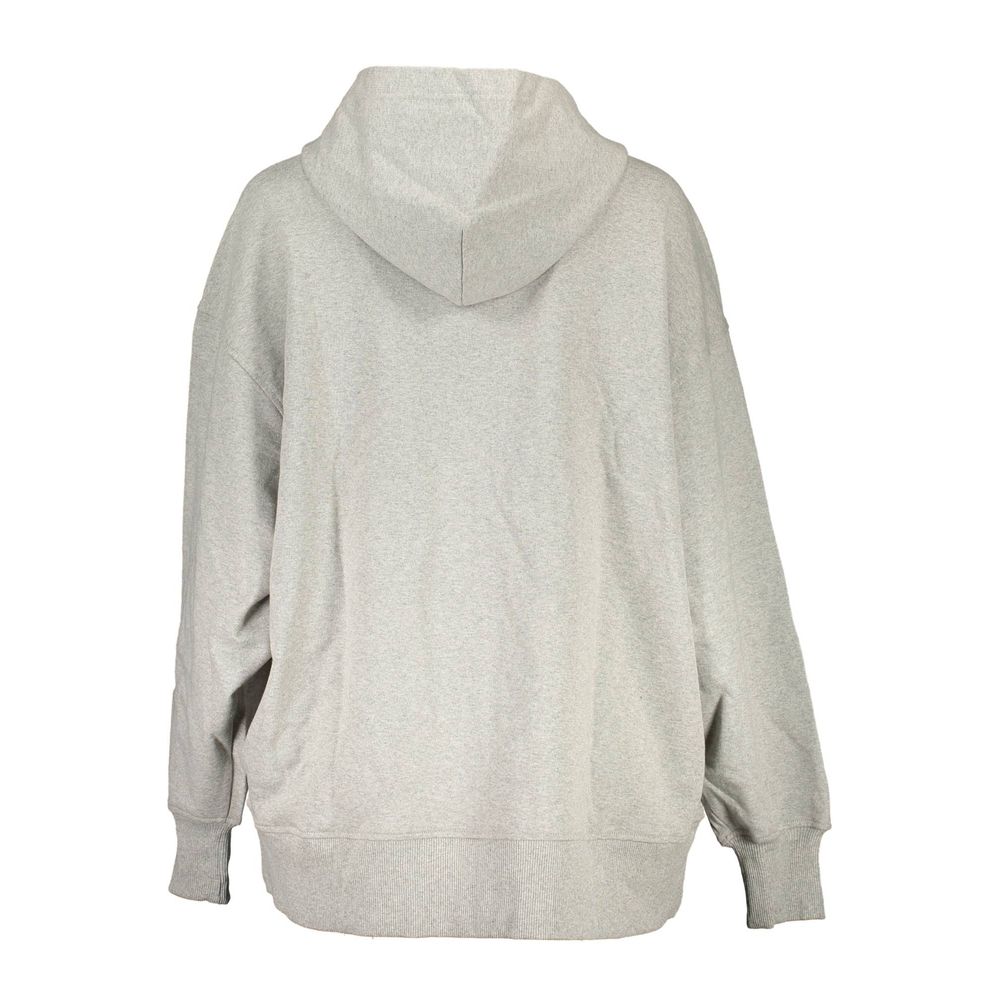 Calvin Klein grauer Baumwollpullover für Damen