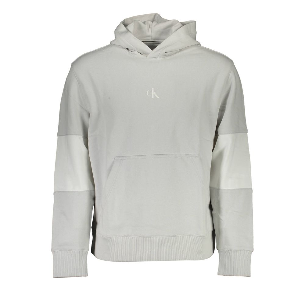 Calvin Klein grauer Baumwollpullover für Herren