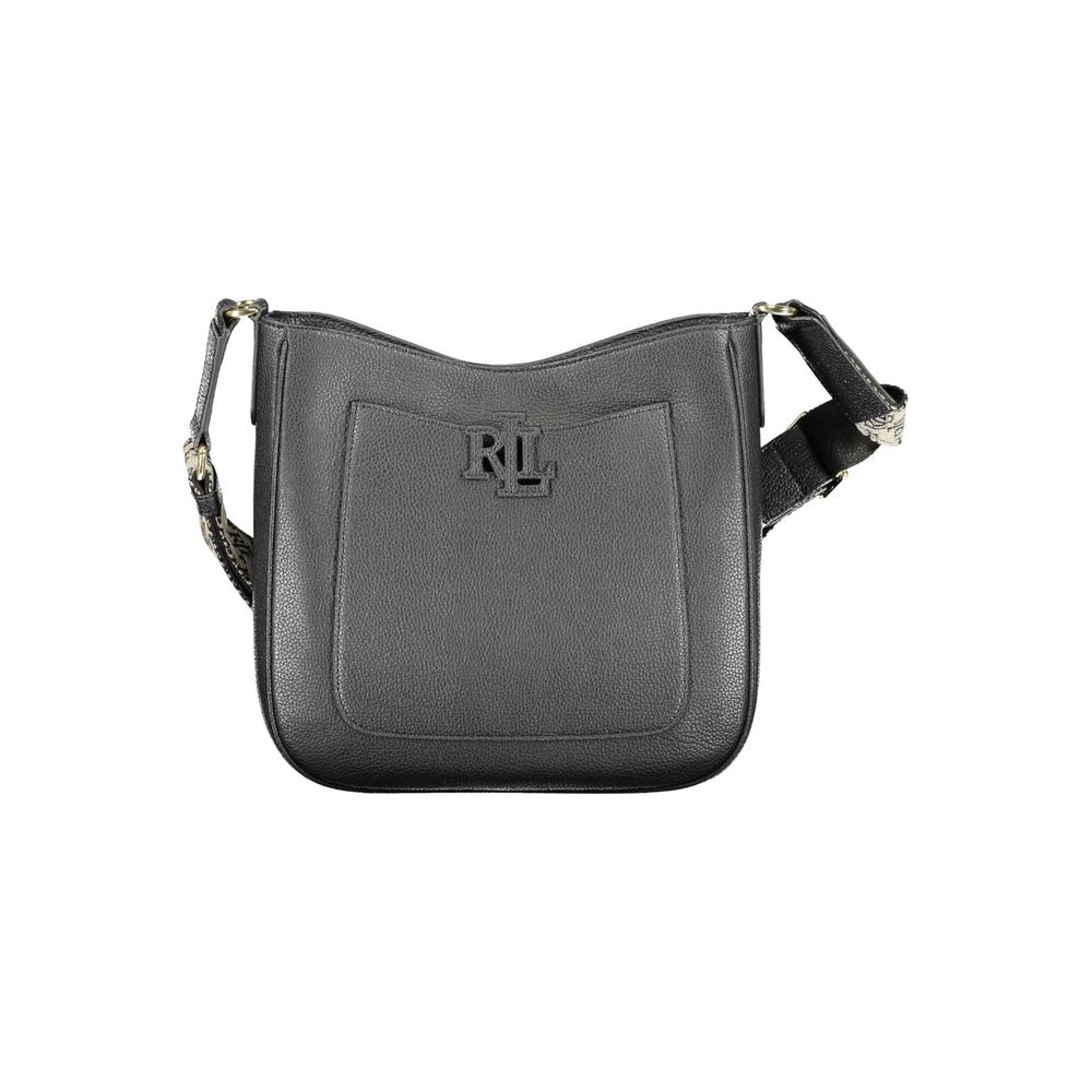 Ralph Lauren Handtasche aus schwarzem Leder