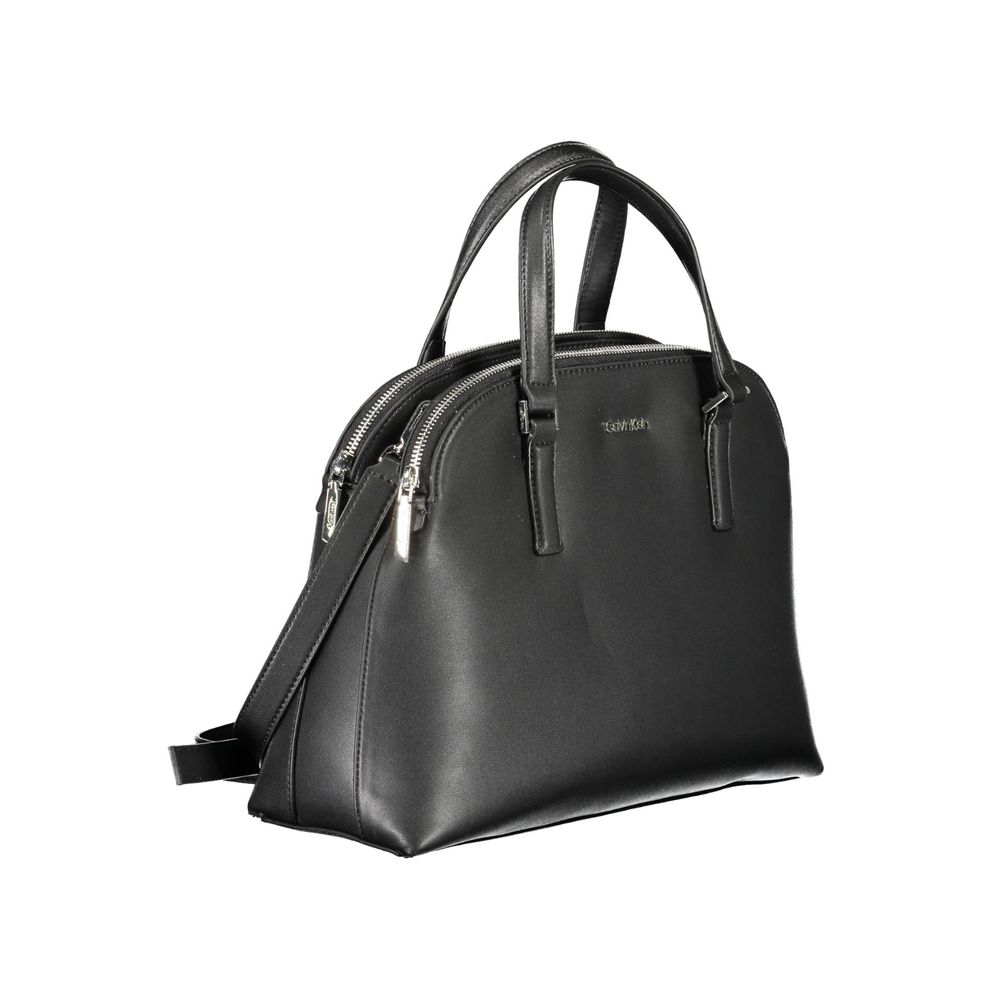 Calvin Klein Schwarze Polyester-Handtasche