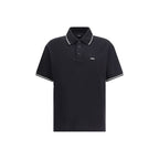 Polo Amiri preto de algodão