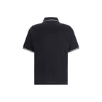 Polo Amiri preto de algodão
