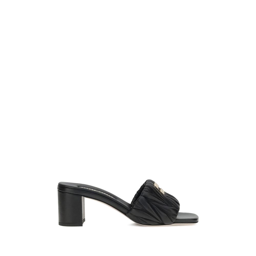 Miu Miu Sandalen mit Logo