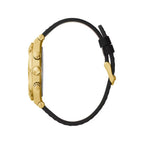 Guess Uhr aus schwarzem Leder