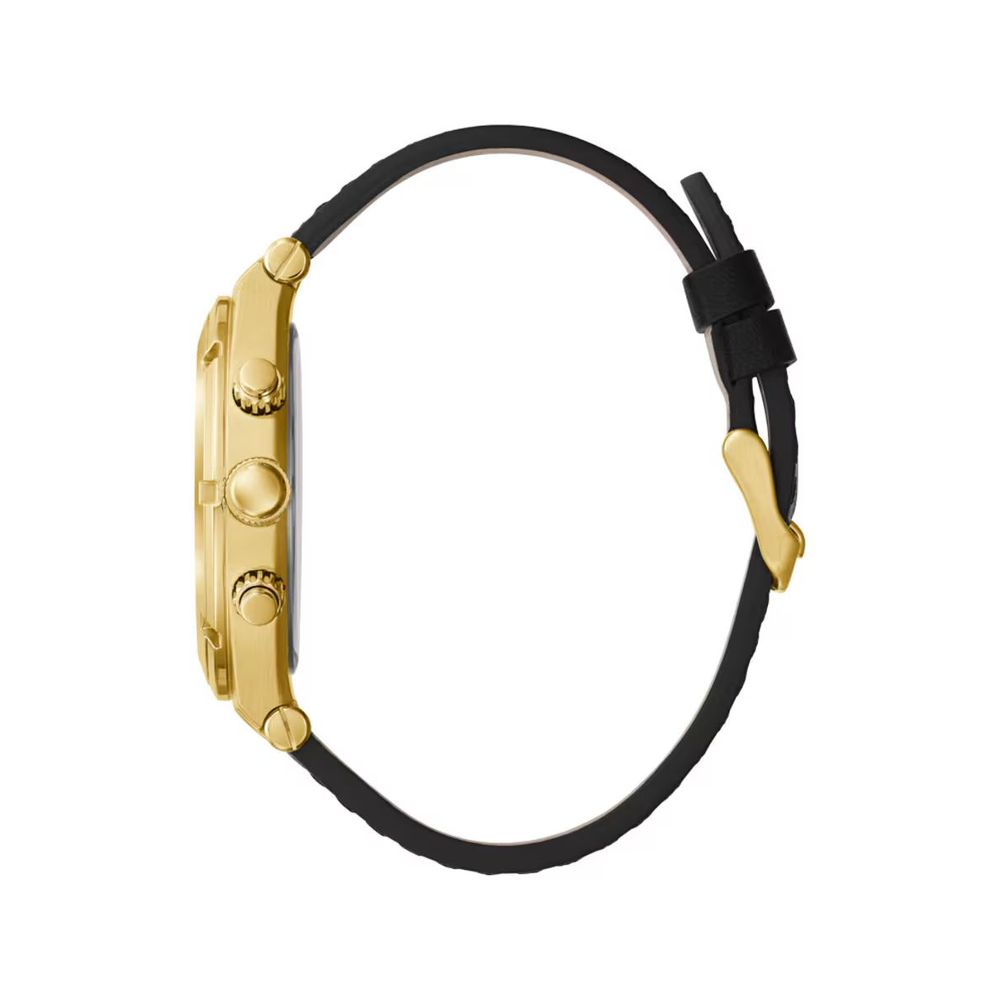 Guess Black Leather Watch