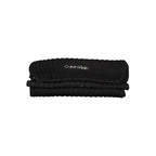 Calvin Klein Black Cotton Scarf
