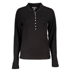 Tommy Hilfiger – Schwarzes Poloshirt aus Baumwolle