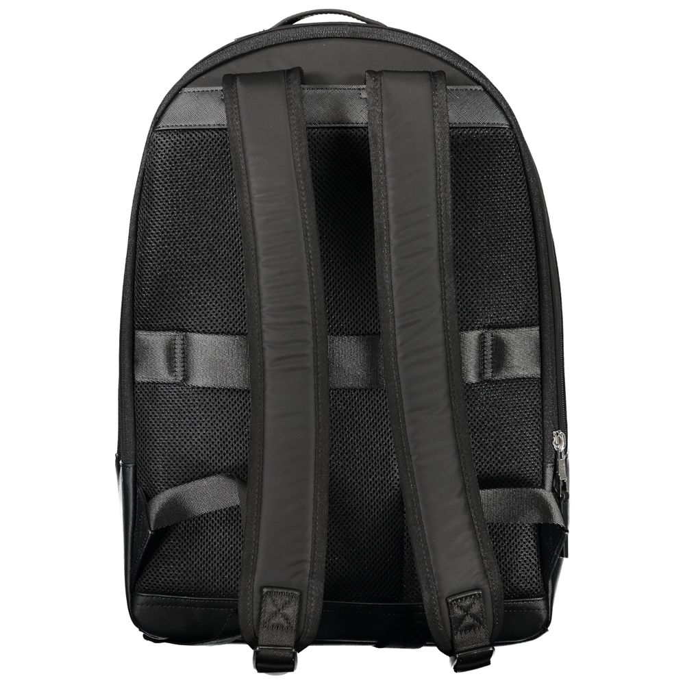 Tommy Hilfiger Black Polyester Backpack